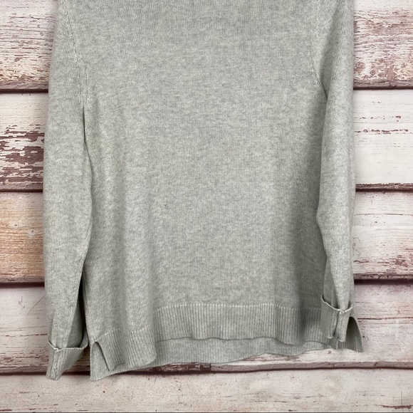 Lane Bryant Light Gray Crystal Detail Sweater - Picture 12 of 15